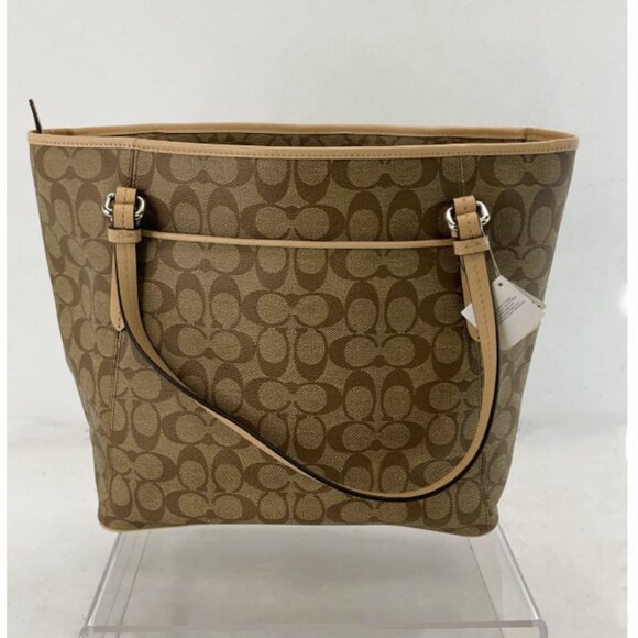 COACH Peyton Signature Zip Top Tote– F28365 Light Khaki/ MSRP $328 - Picture 15 of 15